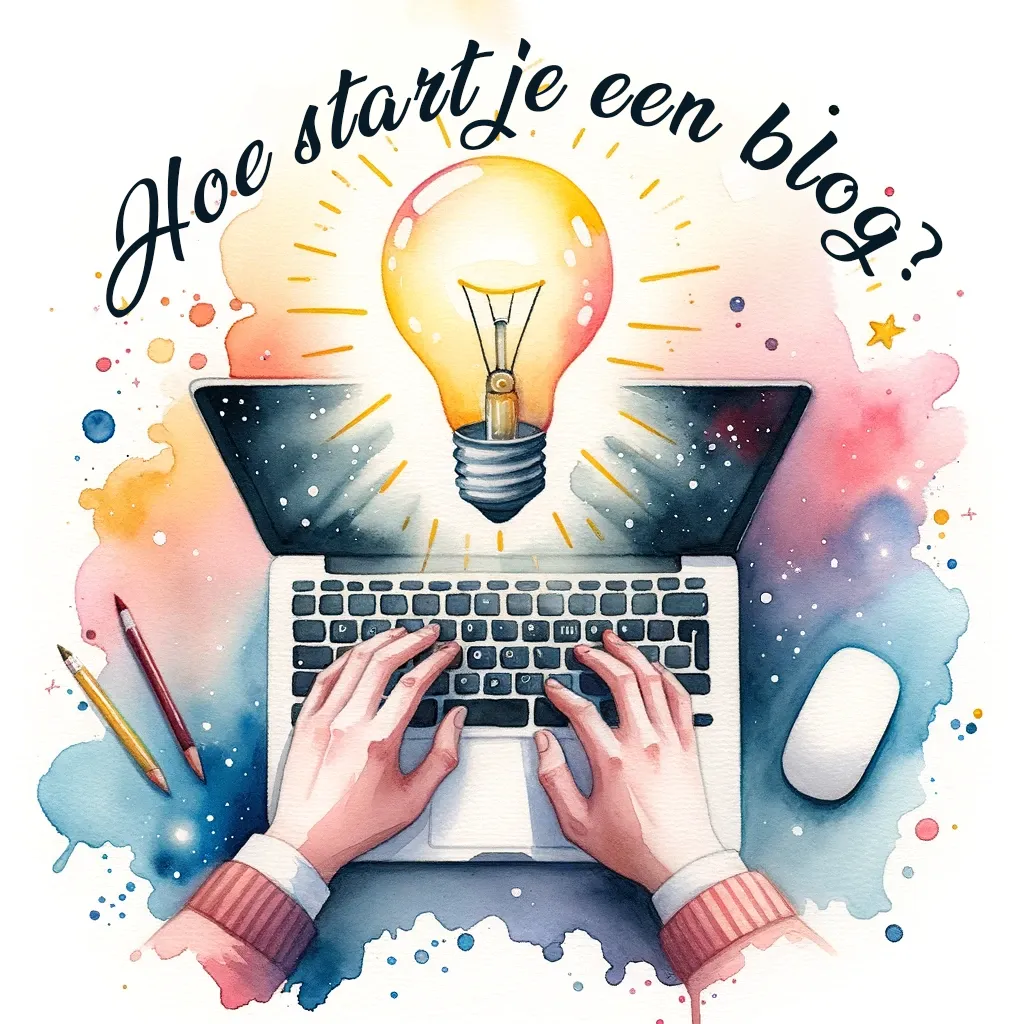 Hoe start je een blog, illustratie