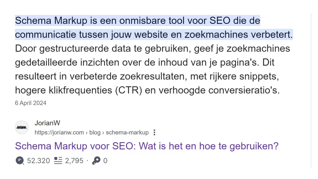 Schema Markup SEO